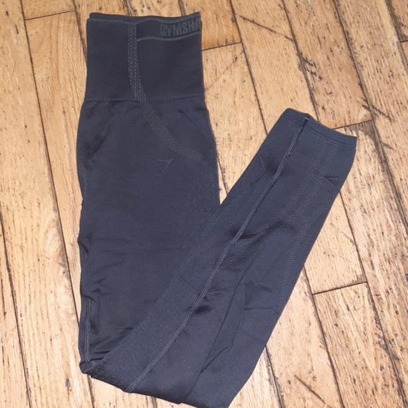 APEX SEAMLESS LEGGINGS Grey/Green - Picture 2 of 2